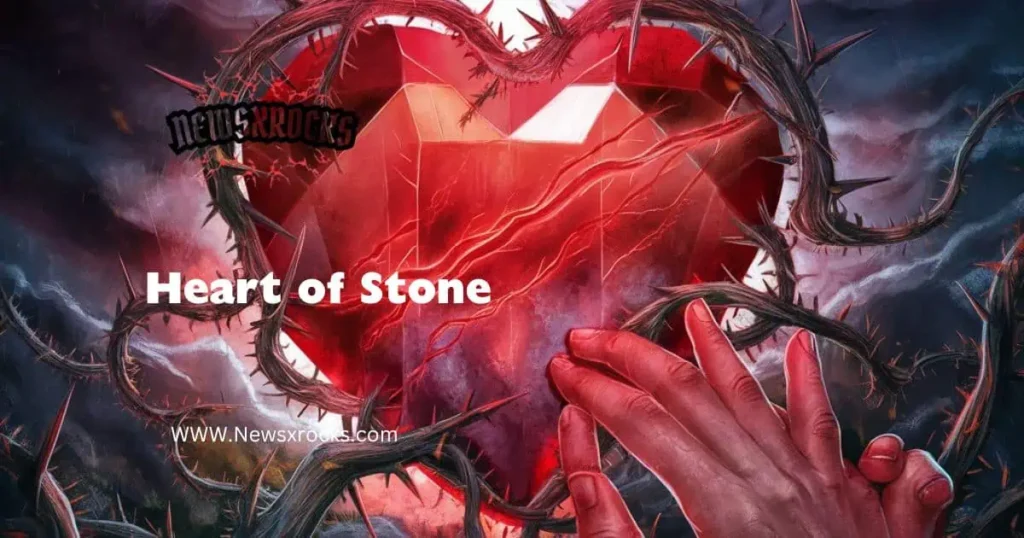 Heart of Stone from Dark Souls 2, depicting a rugged, textured stone heart symbolizing resilience and strength.